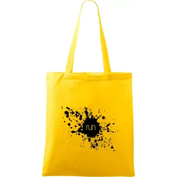 Nákupní taška Splash run - Taška bavlněná - 42 x 38 cm ( Žlutá )