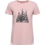 Dámské bavlněné triko ALPINE PRO Morola růžové Velikost: 56