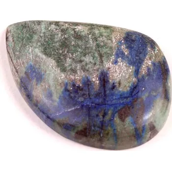Přírodní kámen Kabošon Azurite č.7608 (37x26x6mm)