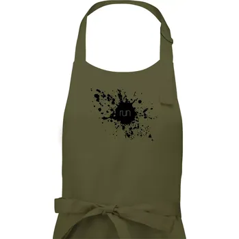 Kuchyňská zástěra Splash run - Pánská zástěra na vaření - Univerzální velikost ( Khaki )