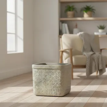 Keramický obal na květináč Košík 496310