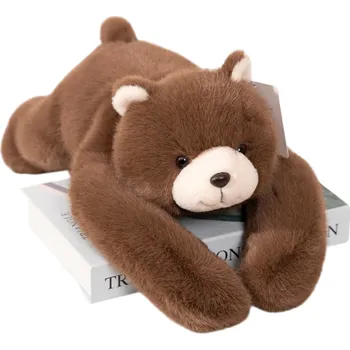 plyšák Plyšový medvěd 45 cm Velká měkká hračka z PP bavlny Roztomilý plyšák pro děti i dospělé Hebká dekorace do pokoje a originální dárek