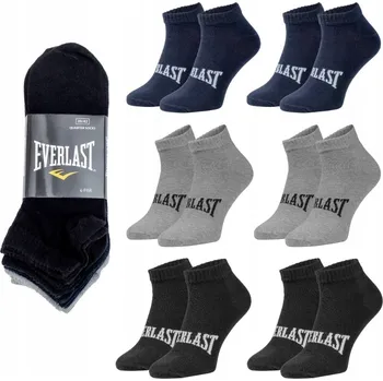 Pánské ponožky Pánské Ponožky Everlast , bavlněná směs, tmavě modré, 6 párů velikost 43-46