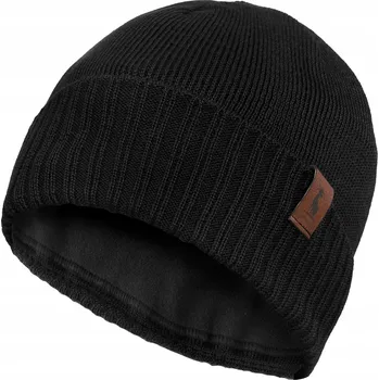 Pokrývka hlavy AGBO zimní čepice beanie černá, univerzální velikost