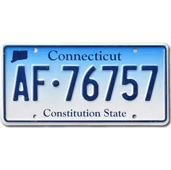 Plechová cedule Americká SPZ Connecticut Constitution State AF-76757