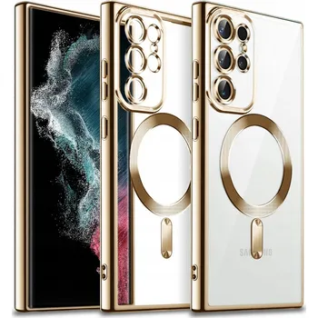 Pouzdro na mobilní telefon Zadní Kryt XGSM pro Samsung Galaxy S22 Ultra zlatý