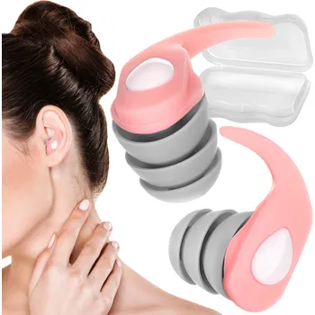 Špunt do uší Silikonové špunty do uší na spaní, cestování, pro děti, proti hluku, na plavání, koncerty a festivaly