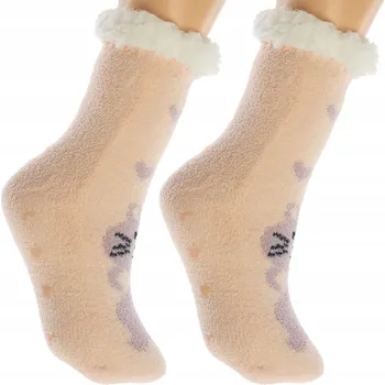 Dámské ponožky Dětské zimowe Ponožky ponožky s medvídky z ABS plastu 32-35
