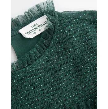 Dámské šaty Šaty pro dívku společenské zelené Elegantní 110 Coccodrillo ZC5