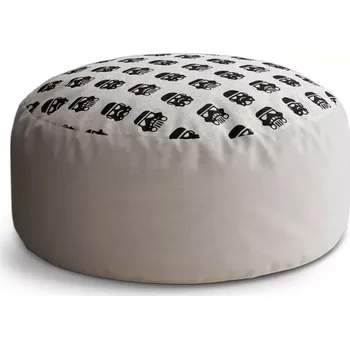 Taburet Sablio Taburet Circle Star Wars Stormtrooper Pattern šikmý: 38x48 cm