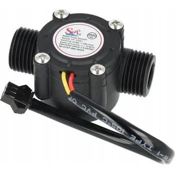 Senzor MSALAMON Czujnik przepływu cieczy YF-S201 30 l/min 1/2"