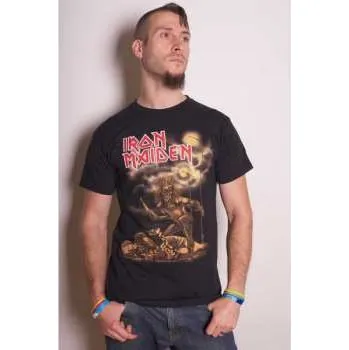 Pánské oblečení Merch Iron Maiden: Tričko Sanctuary XXL