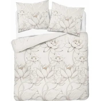 Povlečení Povlečení 220x200 Květiny na světlém pozadí