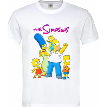 Pánské tričko Tričko The Simpsons Druh: Pánské, Barva: Bílá, Velikost: XL