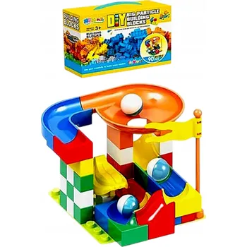 ostatní stavebnice STAVEBNICE KULIČKOVÁ DRÁHA PRO DĚTI - SADA 90 DÍLKŮ