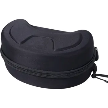 Chránič rukou Ochranné pouzdro na lyžařské brýle 19×12×10 cm EVA tvrdý obal se zipem Přenosné pouzdro na snowboardové brýle s držákem Černé