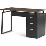 Kancelářský stůl 120x60cm, melamin, ořech, APC-3218 OAK