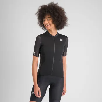 cyklistický dres SPORTFUL Cyklistický dres s krátkým rukávem - SRK - černá L