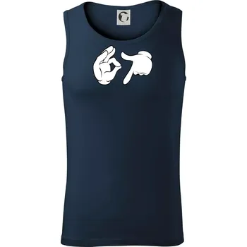 67 - ruce - Tílko pánské Core - XL ( Námořní modrá (velmi tmavá - téměř černá) )