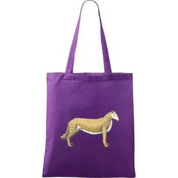 Vintage Collie - Taška bavlněná - 42 x 38 cm ( Fialová )