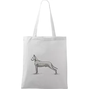 Vintage Great dane - Taška bavlněná - 42 x 38 cm ( Bílá )