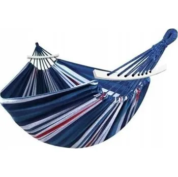 Houpací síť Houpací síť s tyčí 4PROS, vícebarevná, nosnost 100 kg, 200 x 80 cm