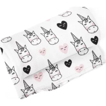 deka Sablio Deka Hlava jednorožce - 150x120 cm