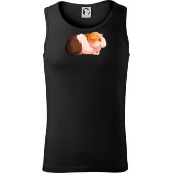 Pánské termoprádlo Morče - kreslené z boku - Tílko pánské Core - L ( Černá )