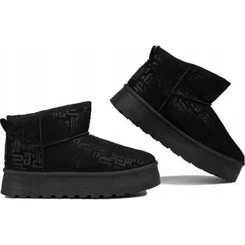 Dámská zimní obuv Dámské zimní sněhule Lee Cooper vel. 38, módní kotníkové kotníkové boty s kožíšek podšívkou