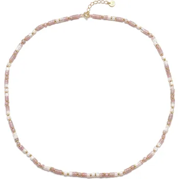 Náhrdelník AURA Minerální náhrdelník přírodní růžový Opál, stříbro AG925 - AU1008
