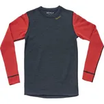 Dětské funkční tričko Devold EXPEDITION MERINO - červená 176