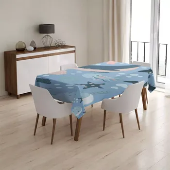 ubrus Sablio Ubrus Dětský mořský svět - 130x130 cm