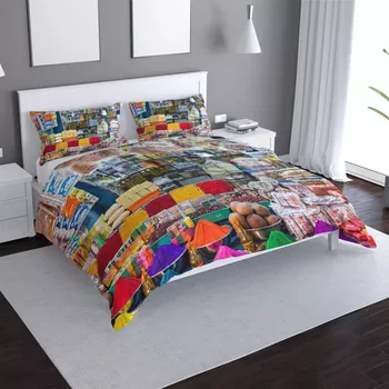 Povlečení Sablio Povlečení Barevné koření - 140x200 / 90x70