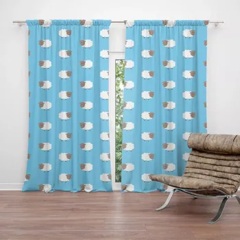 Závěs Sablio Závěs Ovečky: 2ks 140x250cm