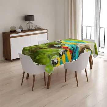 ubrus Sablio Ubrus Papoušci na větvi - 145x240 cm