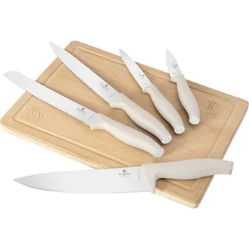 Kuchyňský nůž BERLINGERHAUS Sada nožů s prkénkem 6 ks Sahara Collection BH-2966
