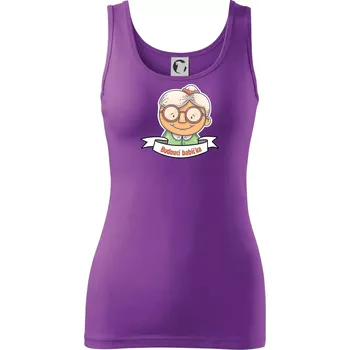 Budoucí babička kreslená - Dámské tílko - XS ( Fialová )