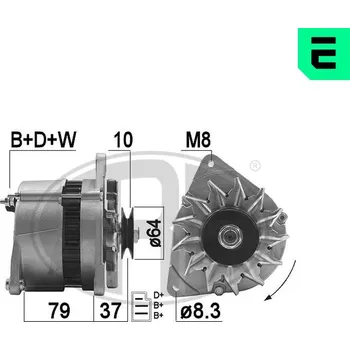 Autoelektrika Alternátor ERA 210204A