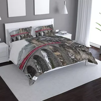 Povlečení Sablio Povlečení Vlak na mostě 2 - 140x200 / 90x70