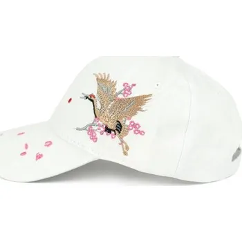 Kšiltovka Dámská i dívčí bavlněná kšiltovka Tsuru Bílá Artofpolo 97k-cube