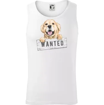 Zlatý retriever - štěně wanted - Tílko pánské Core - M ( Bílá )