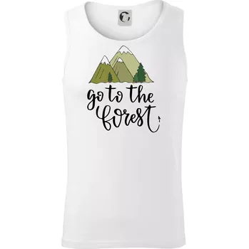 Go to the forest - Tílko pánské Core - M ( Bílá )