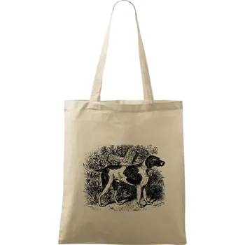 Nákupní taška Ohař - kresba - Taška bavlněná - 42 x 38 cm ( Naturální )