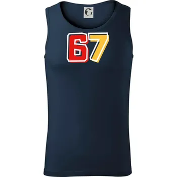 Pánské termoprádlo 67 - čísla - Tílko pánské Core - 2XL ( Námořní modrá (velmi tmavá - téměř černá) )