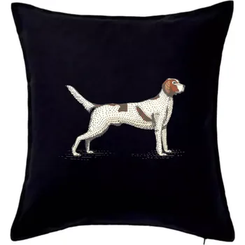 Polštář Vintage Setter - Polštář 50x50 - 50x50 - Pouze potah ( Černá )