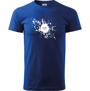 Pánské tričko Splash run - Triko extra velké (5-8XL) - 8XL ( Královská modrá )