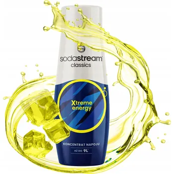 Příprava sody SIRUP DO SATURÁTORU SODASTREAM ENERGY DRINK XTREME KONCENTRÁT DO VODY 440 ML