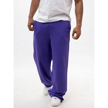 Pánské tepláky Jigga Wear fialové volné baggy XL bavlna