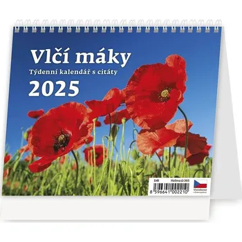 Kalendář Stolní kalendář Vlčí máky