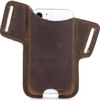 Kosmetická taška Contacts® Kožené pouzdro na opasek na mobil do 5,4" Contacts 97k-cube